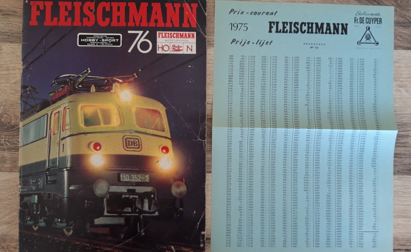 fleischmann catalogus 1976 met prijslijst, Hobby en Vrije tijd, Ophalen of Verzenden, Fleischmann