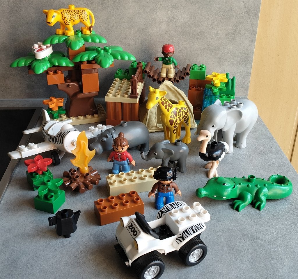 lego duplo safari met vele dieren, Enlèvement ou Envoi, Utilisé, Duplo