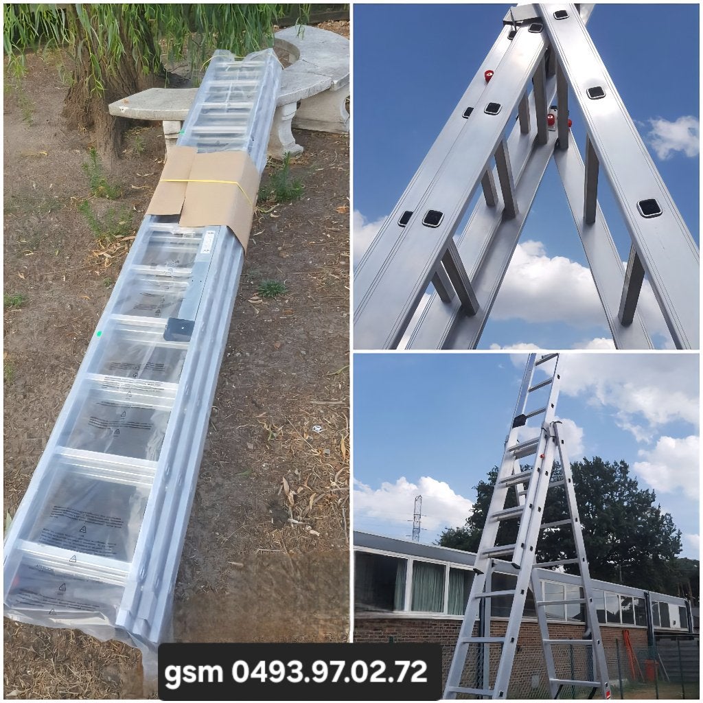 ladder 3x12 treden NIEUW super koopje, Ophalen, Nieuw, Ladder