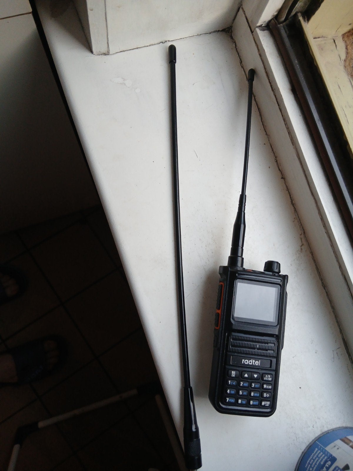 walkie talkie radtel-470x, Telecommunicatie, Ophalen, Zo goed als nieuw, 5 tot 15 km, Portofoon of Walkie-talkie