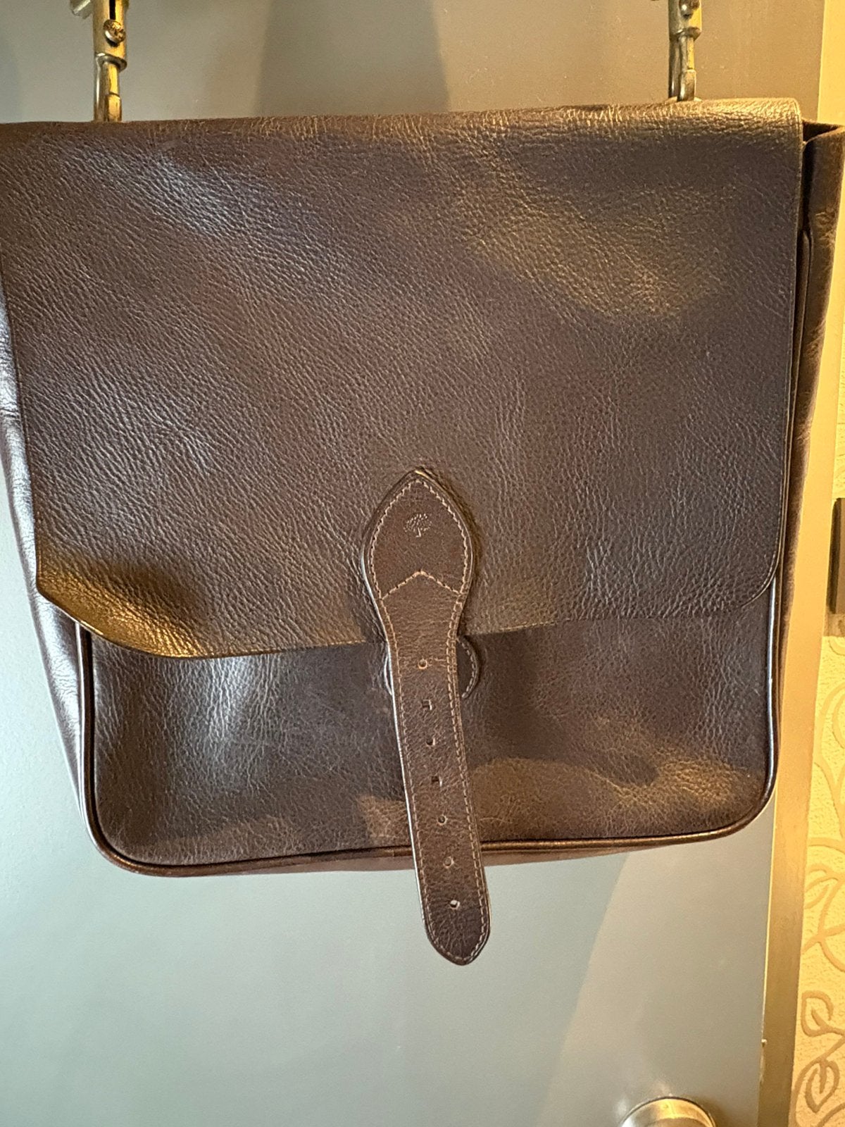 Messenger Tas Mulberry, Handtassen en Accessoires, Overige merken, Gebruikt, Bruin, Ophalen of Verzenden