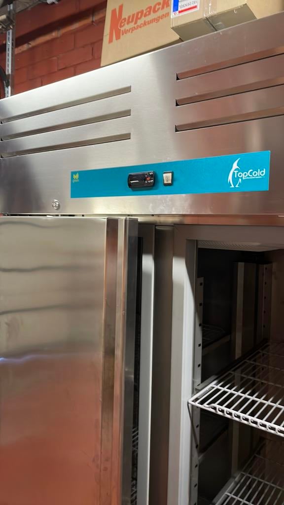 Koeling/frigo inox met vernieuwde binnenmotor, Enlèvement, Utilisé, Refroidissement et Congélation