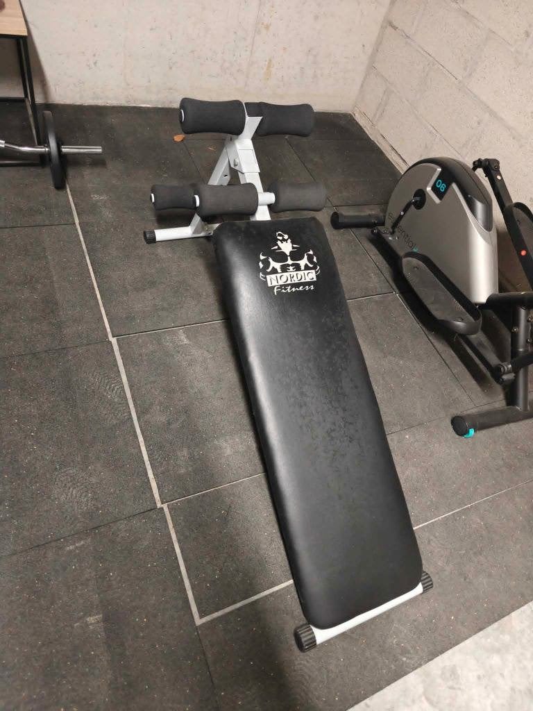 fitness bankje decline, Ophalen, Gebruikt, Metaal, Overige typen