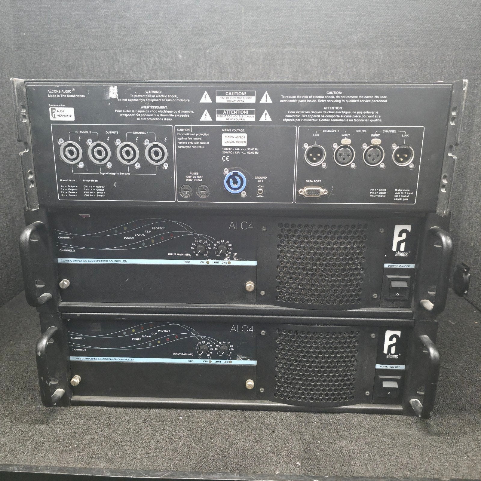 ALCONS  ALC4   versterkers   !!!    2 x 2000 watt, Ophalen of Verzenden