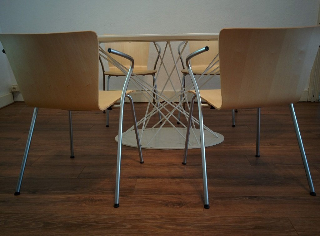 Fauteuils Fritz Hansen Vico Duo, Enlèvement ou Envoi, Comme neuf, Bois, Cinq, Six Chaises ou plus