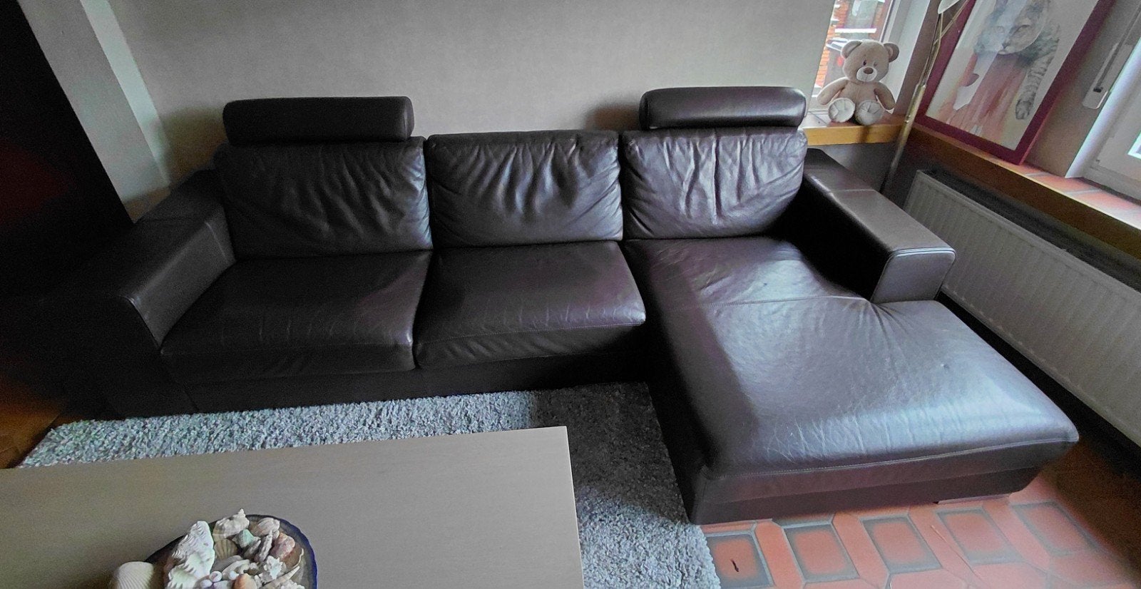 Leren zetel *315cm*, Enlèvement