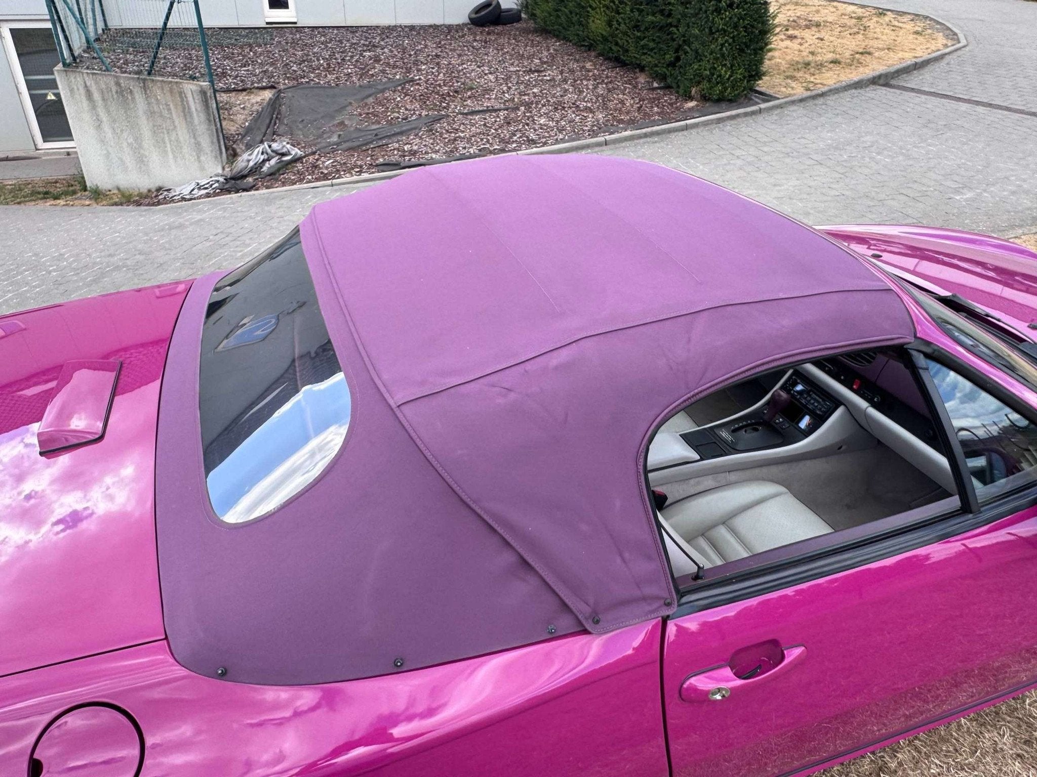 Porsche 968 Cabriolet RUBYSTONE OVER APRICOT AND MAGENTA ULT, foto 7