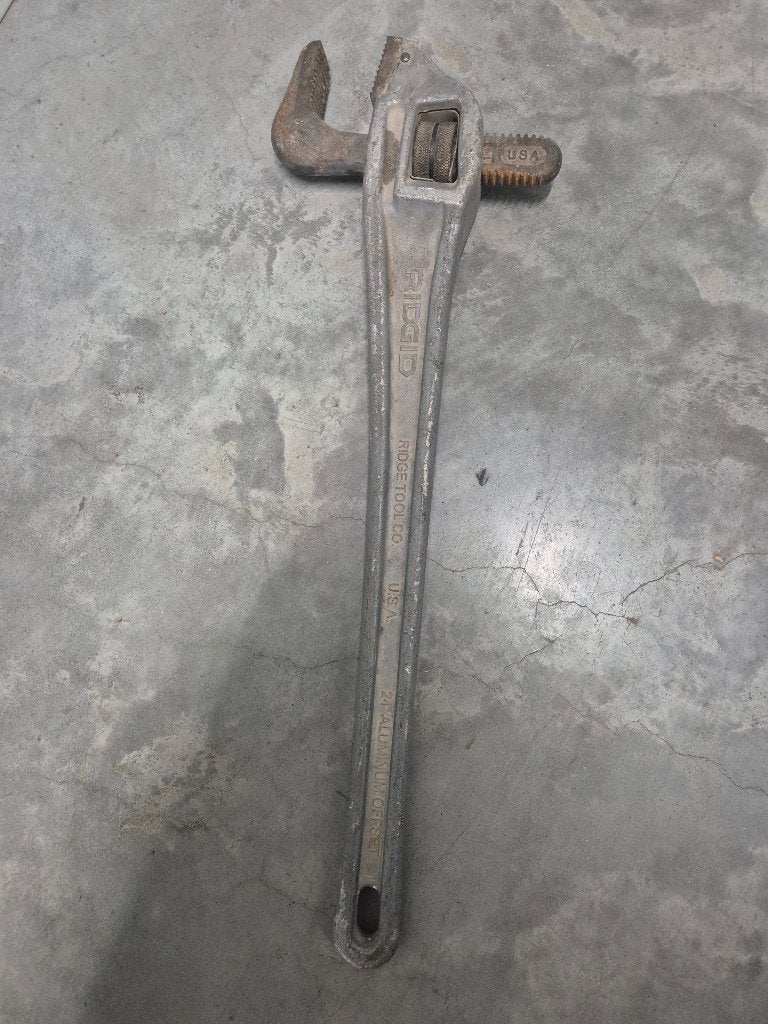 Ridgid aluminium tang, Ophalen, Gebruikt
