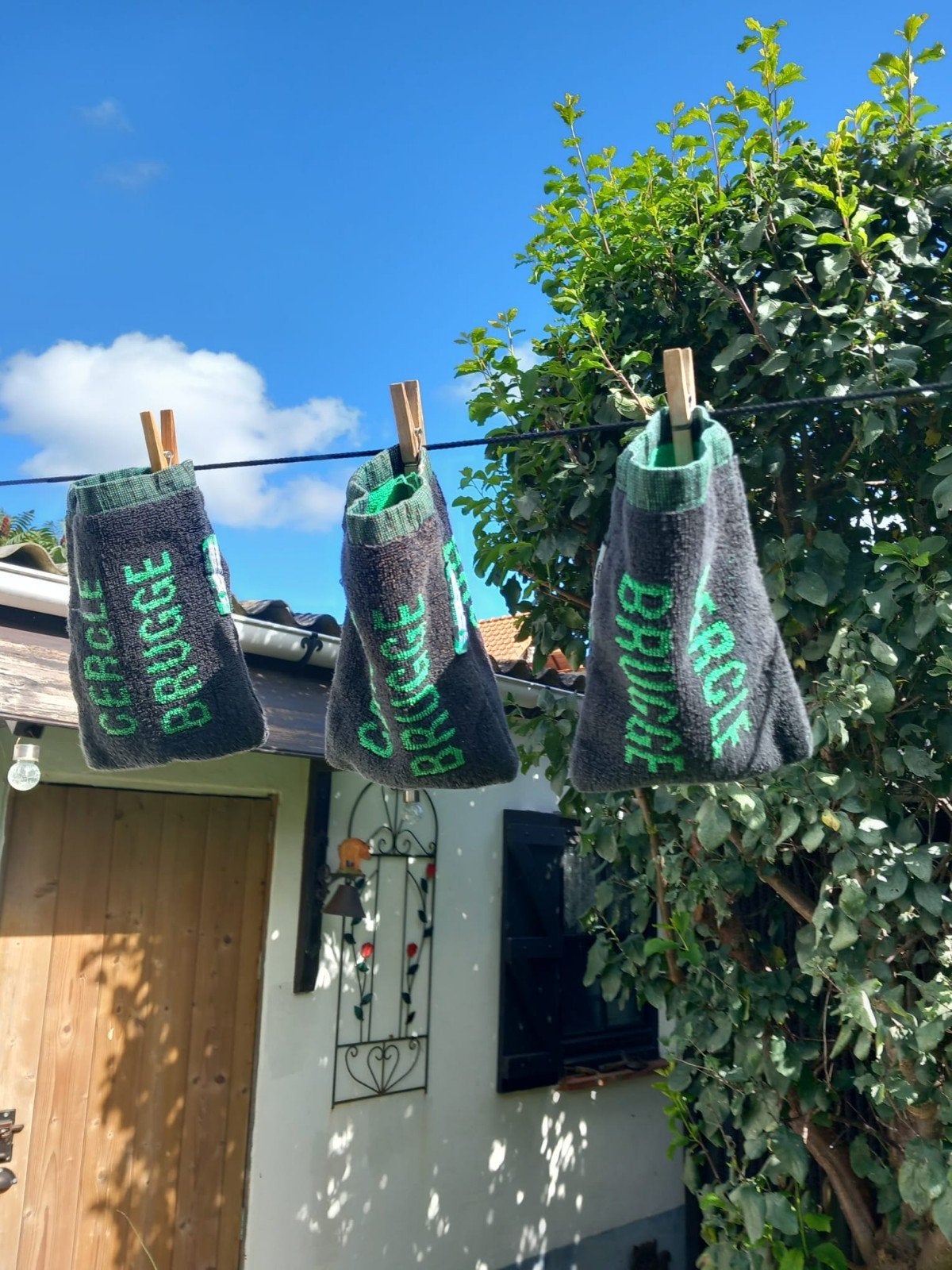 Cercle Brugge washandjes 3stuks voor 10euro, Sport en Fitness, Ophalen