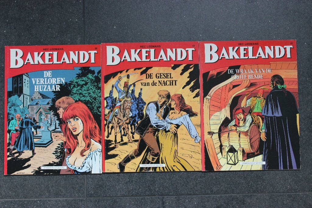 STRIPS SC BAKELANDT 59 60 61, Boeken, Ophalen of Verzenden