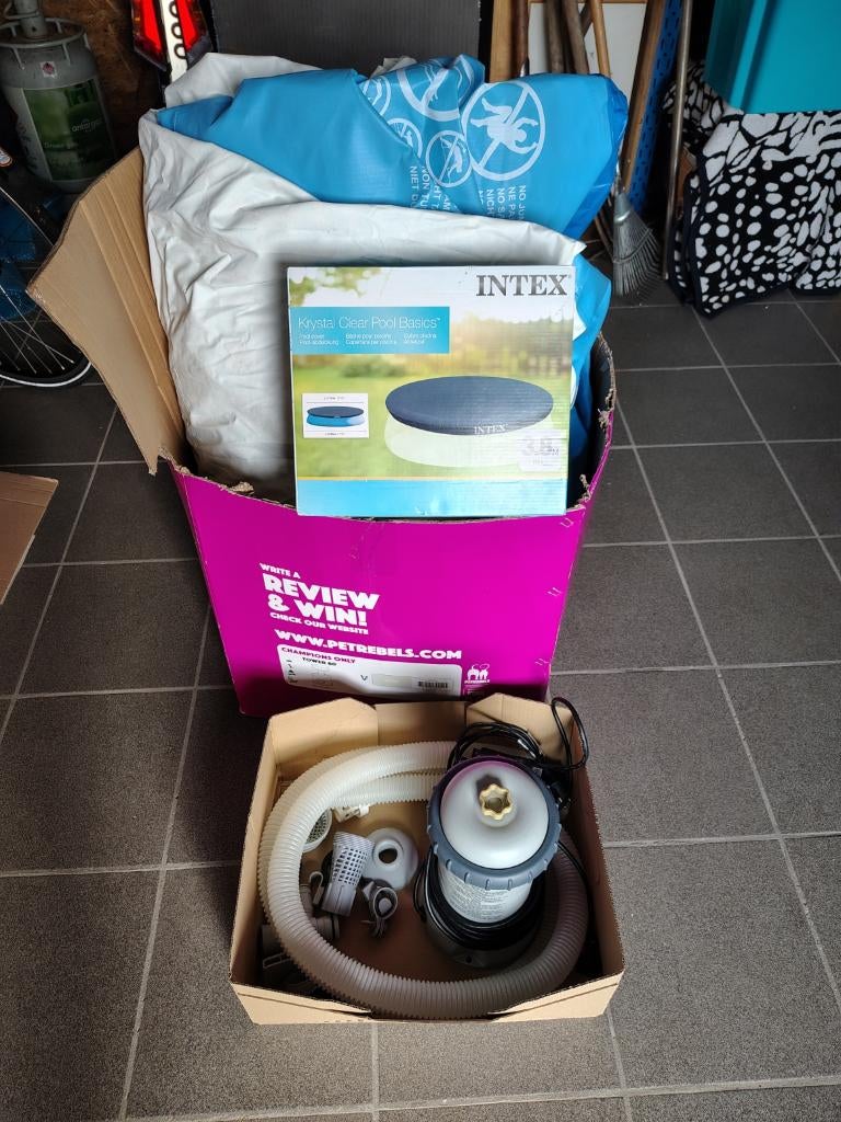 zwembad rond, Tuin en Terras, Ophalen, Gebruikt, 80 tot 120 cm, Rond