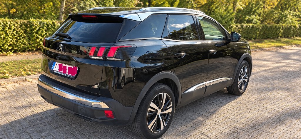 Peugeot 3008 1.2 130 ch automatique, Cuir, GPS, clim auto, Auto's, 1300 kg, Zwart, Leder, 96 kW
