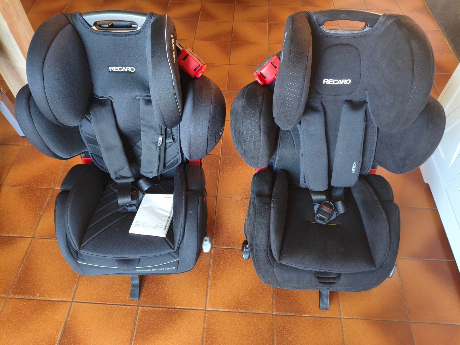 Lot de 2 sièges auto Recaro, Enlèvement, Isofix