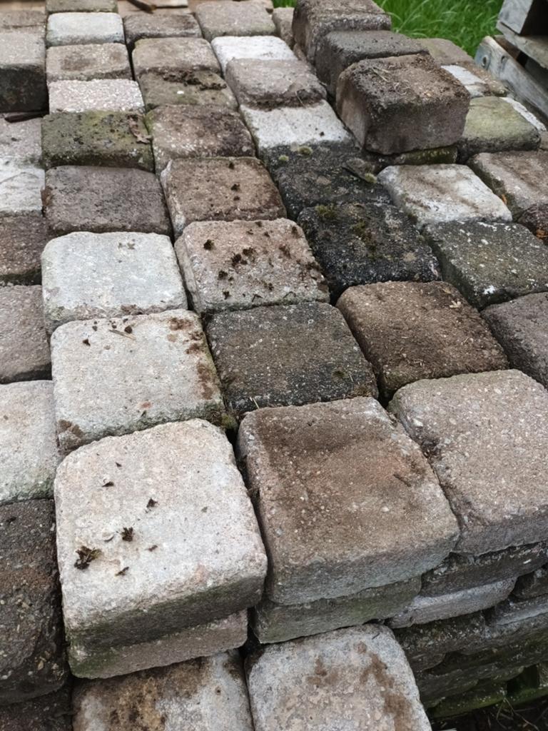 Klinkers +-24m2, Tuin en Terras, Tegels en Klinkers, Klinkers, Ophalen