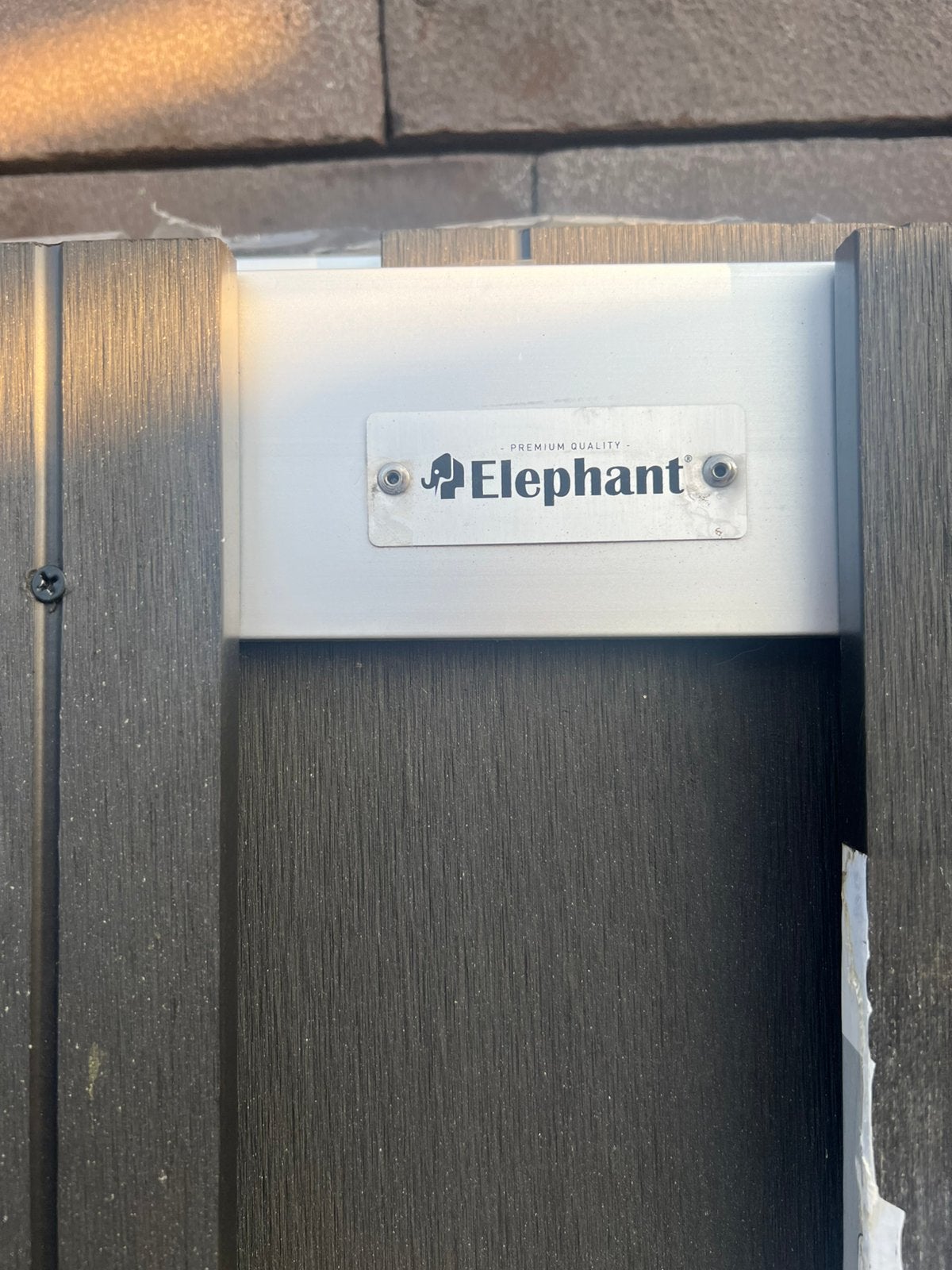 Elephant kunststof antracite schutting delen, Tuin en Terras, Schuttingen, Ophalen, Nieuw, Kunststof