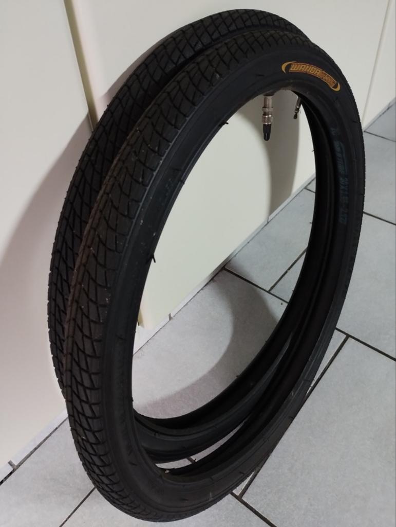 2 fietsbanden 20 x 1.75....met binnenbanden..., Fietsen en Brommers, Ophalen, Kinderfiets