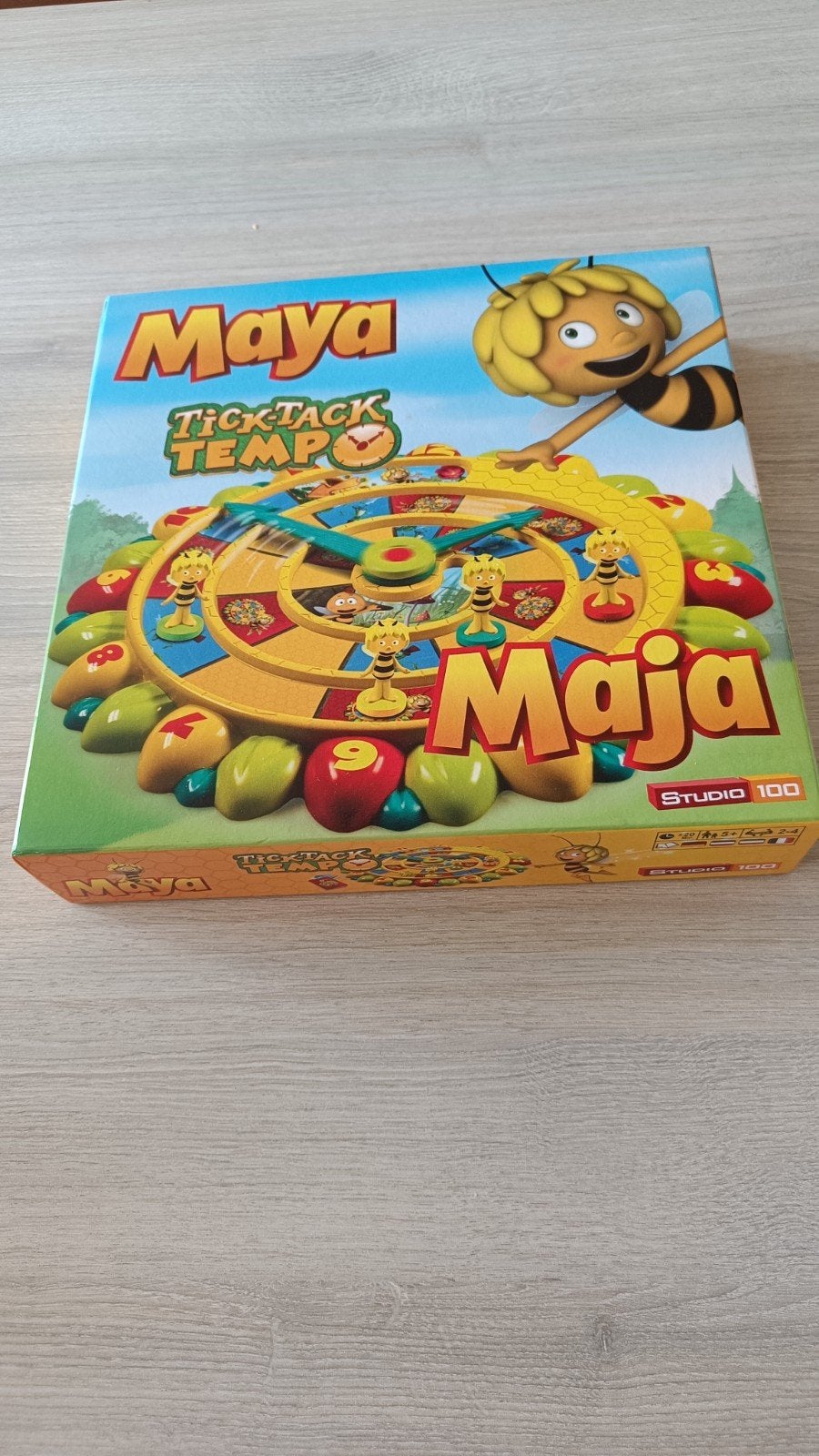 Studio 100 spelletje Maya Tick-tack tempo, Hobby en Vrije tijd, Ophalen, Zo goed als nieuw