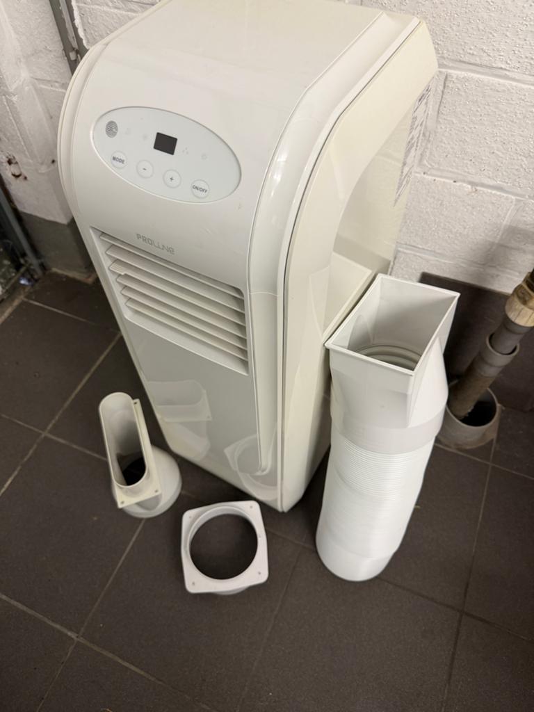 Mobiele airco, Elektronische apparatuur, Airco's, Ophalen, Zo goed als nieuw, Mobiele airco, Afstandsbediening