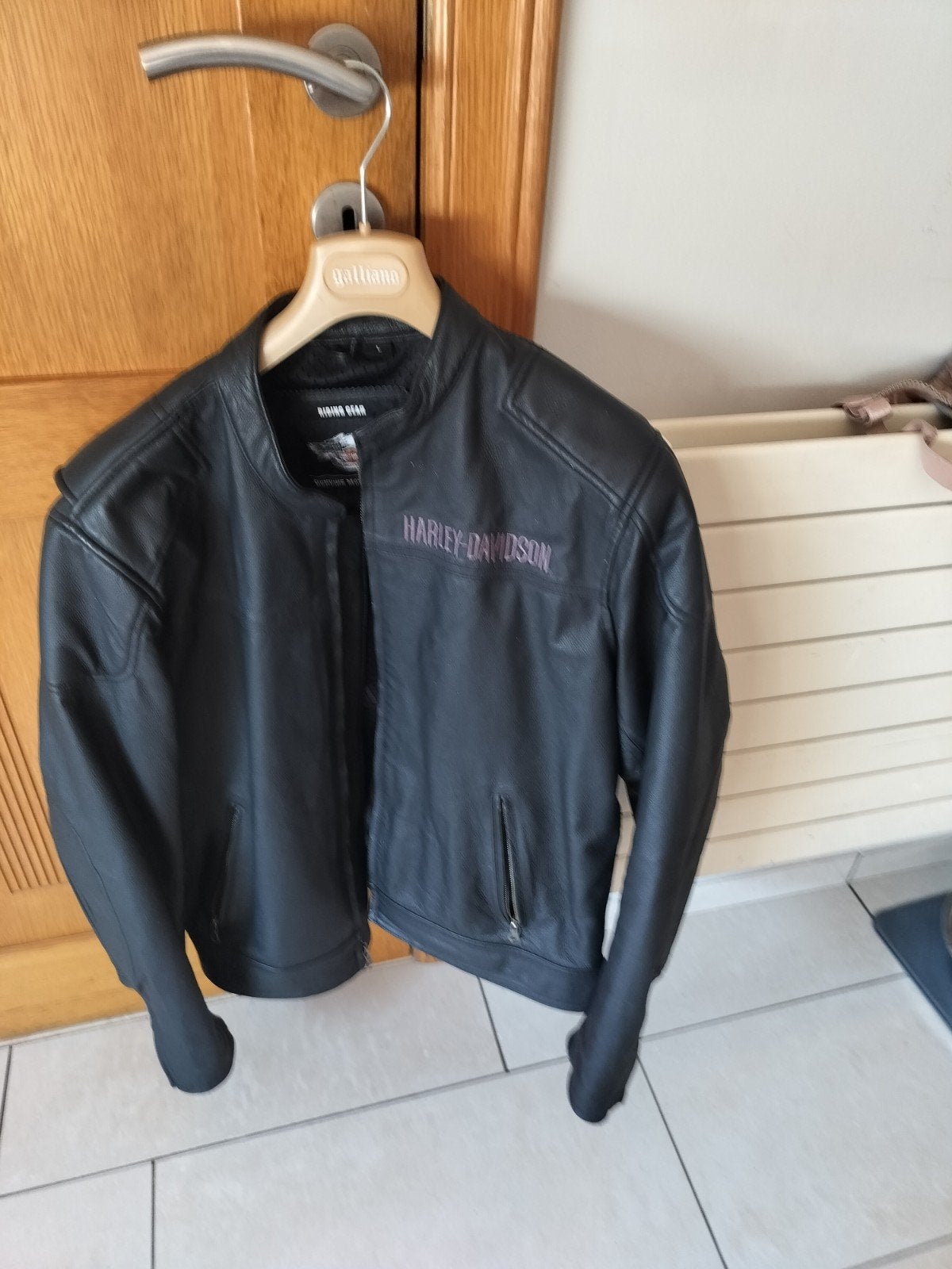 Harley Davidson jas leder, Motoren, Kleding | Motorkleding, Ophalen, Harley-Davidson, Heren, Jas | leer
