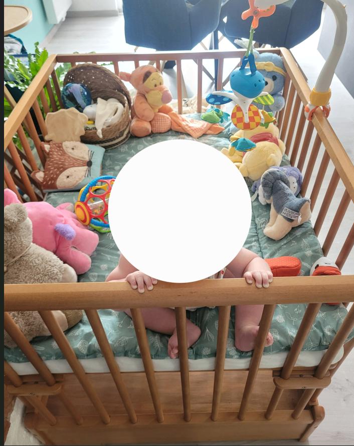 Box, Kinderen en Baby's, Babyparken, Ophalen, Gebruikt, Vierkant, In hoogte verstelbaar
