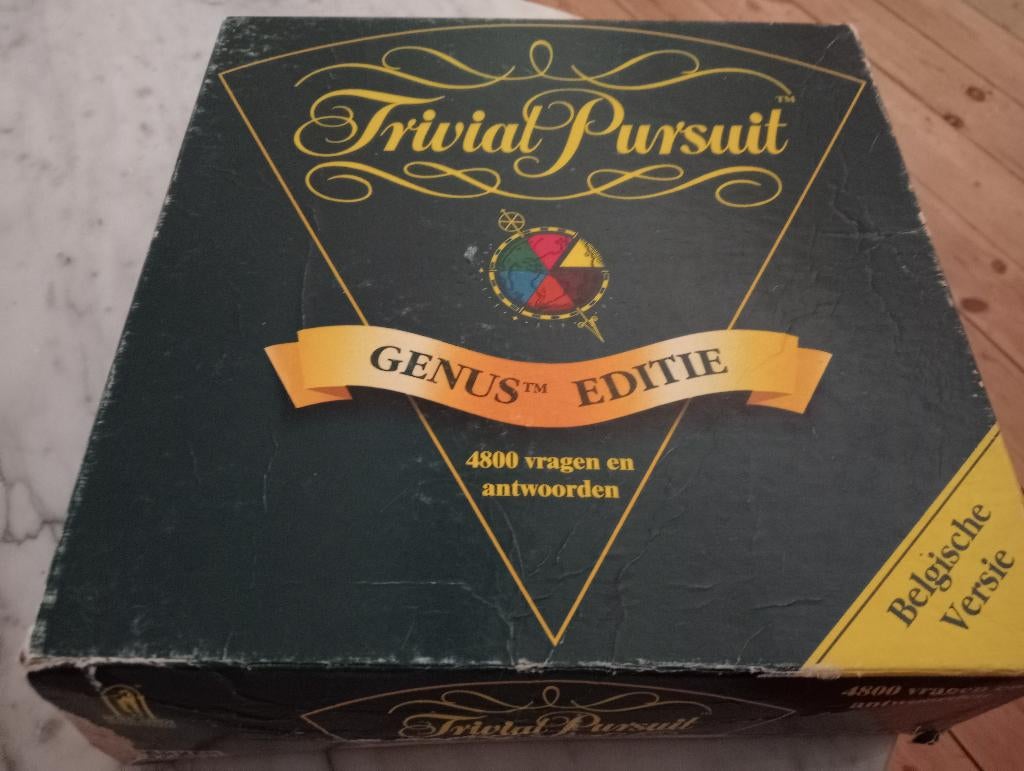 Trivial Pursuit - édition géniale - édition belge, Hobby & Loisirs créatifs, Cinq joueurs ou plus, Enlèvement, Utilisé, Hasbro