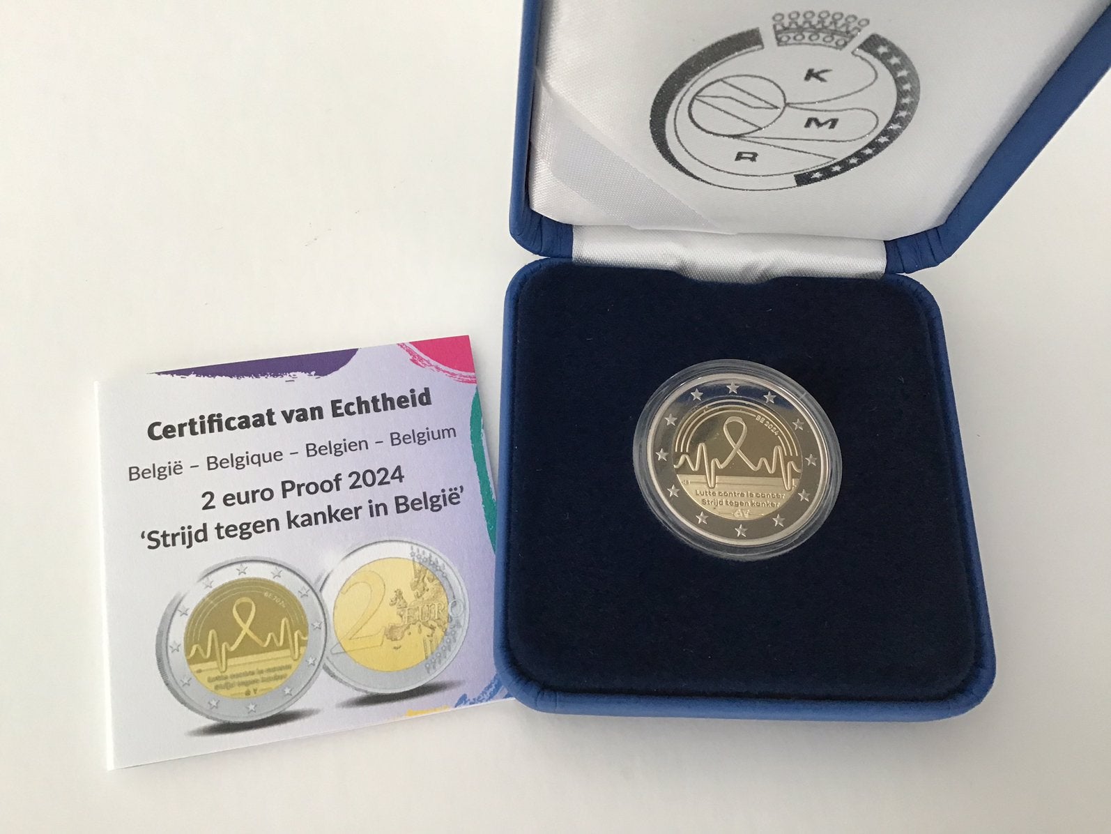 België 2 euro Strijd tegen kanker 2024 Proof, Ophalen of Verzenden, België, 2 euro