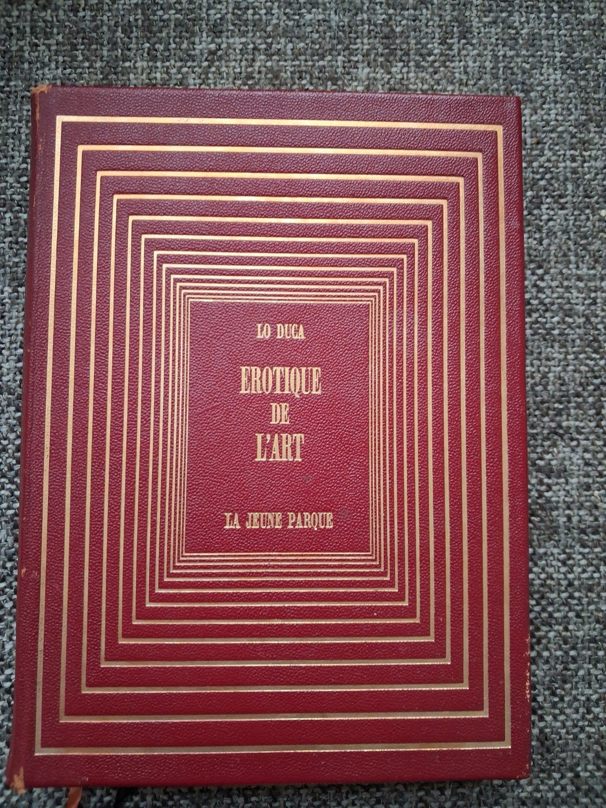 erotique de l'art  Lo Duca  la jeune parque 1966, Ophalen of Verzenden, Lo Duca