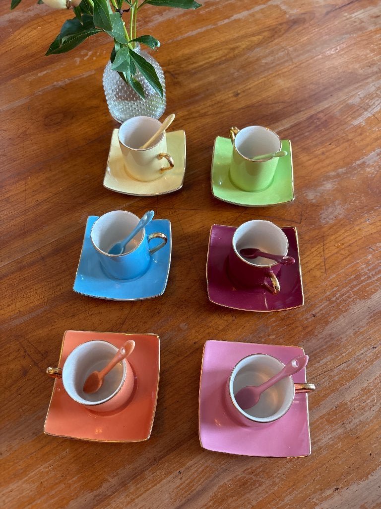 Expresso setje, Maison & Meubles, Cuisine | Vaisselle, Comme neuf, Céramique, Enlèvement, Autres styles