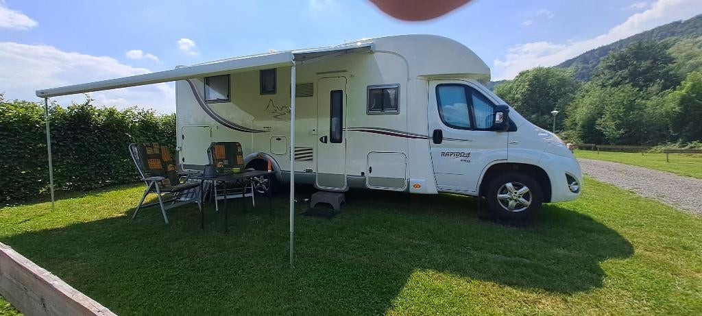 Rapido 791FF design edition, Caravans en Kamperen, Mobilhomes, Afzuigkap, Ringverwarming, Fiat, Luifel