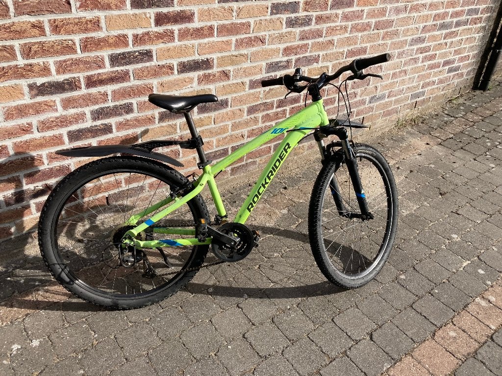 Rockrider Mountainbike ST 100 Sporttrail, Fietsen en Brommers, Gebruikt, Velgrem, Versnellingen, 53 tot 57 cm