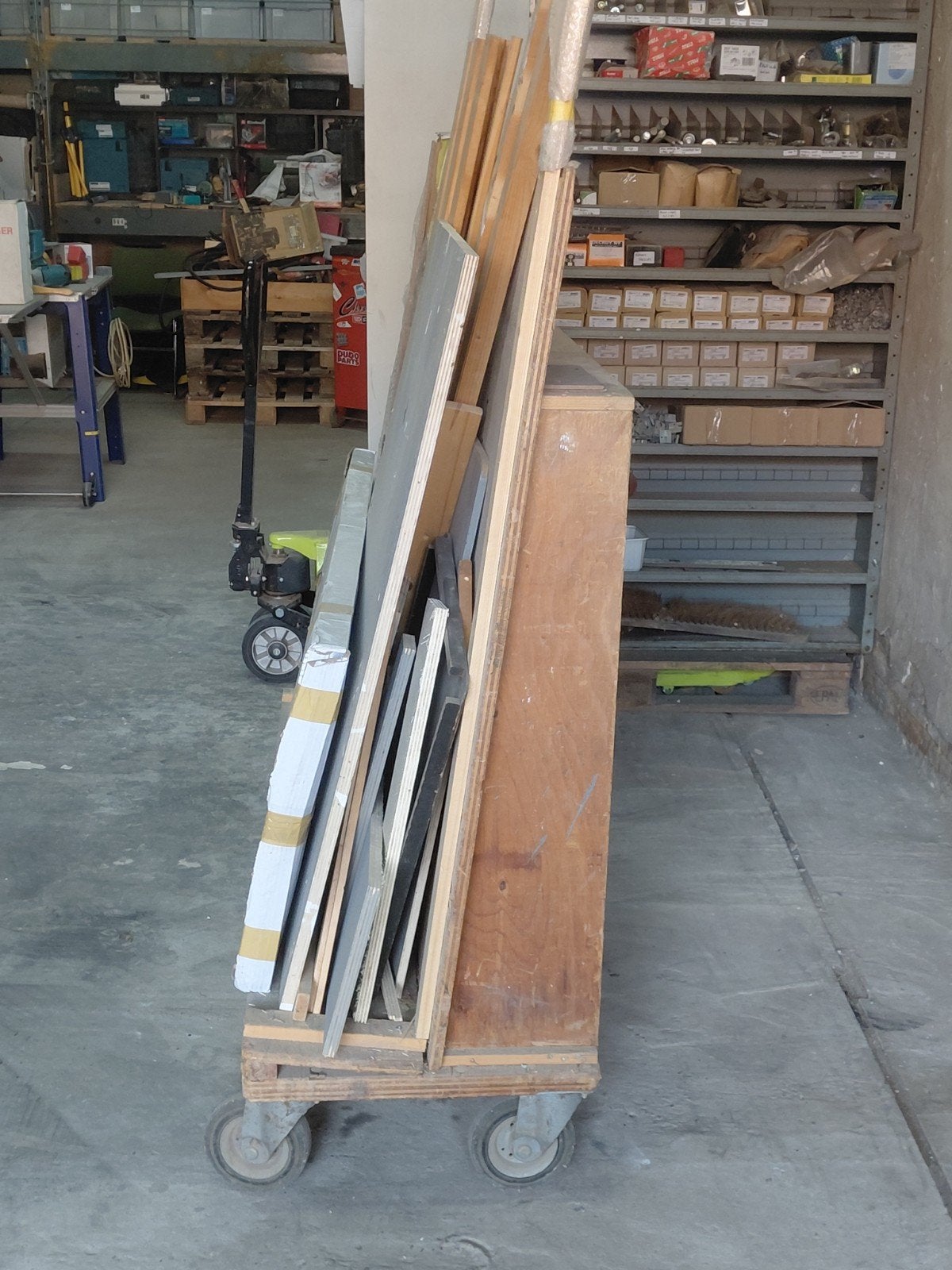 platenkar, Doe-het-zelf en Bouw, Ophalen, Gebruikt, Minder dan 200 cm