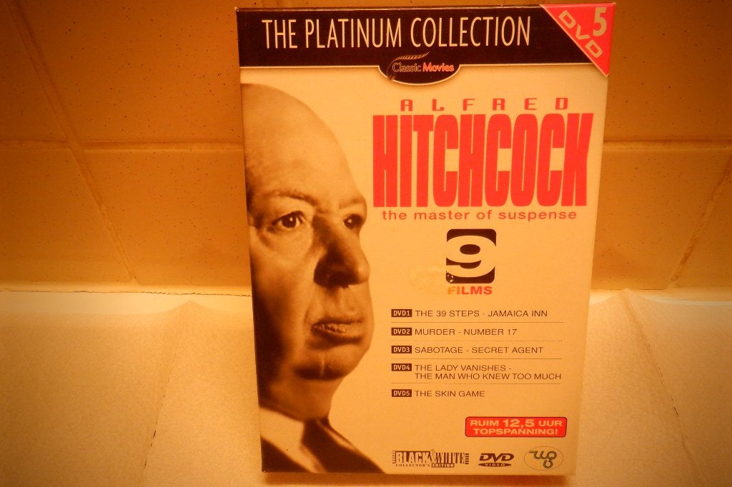 DVD The Platinum Collection Alfred Hitchcock 9Films,5DVD'S ), Engels, Nederlands, Actiethriller, Ophalen of Verzenden