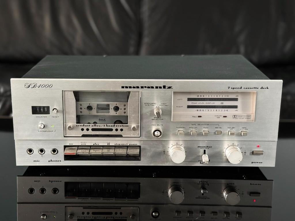 MARANTZ SD4000 3head  volledig gereviseerd. Geweldig geluid, Ophalen of Verzenden, Enkel, Marantz, High speed dubbing