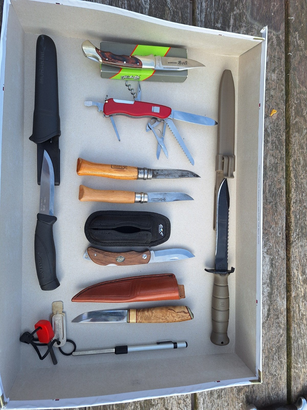 8 kwalitatieve messen, Caravans en Kamperen, Kampeergereedschap, Ophalen
