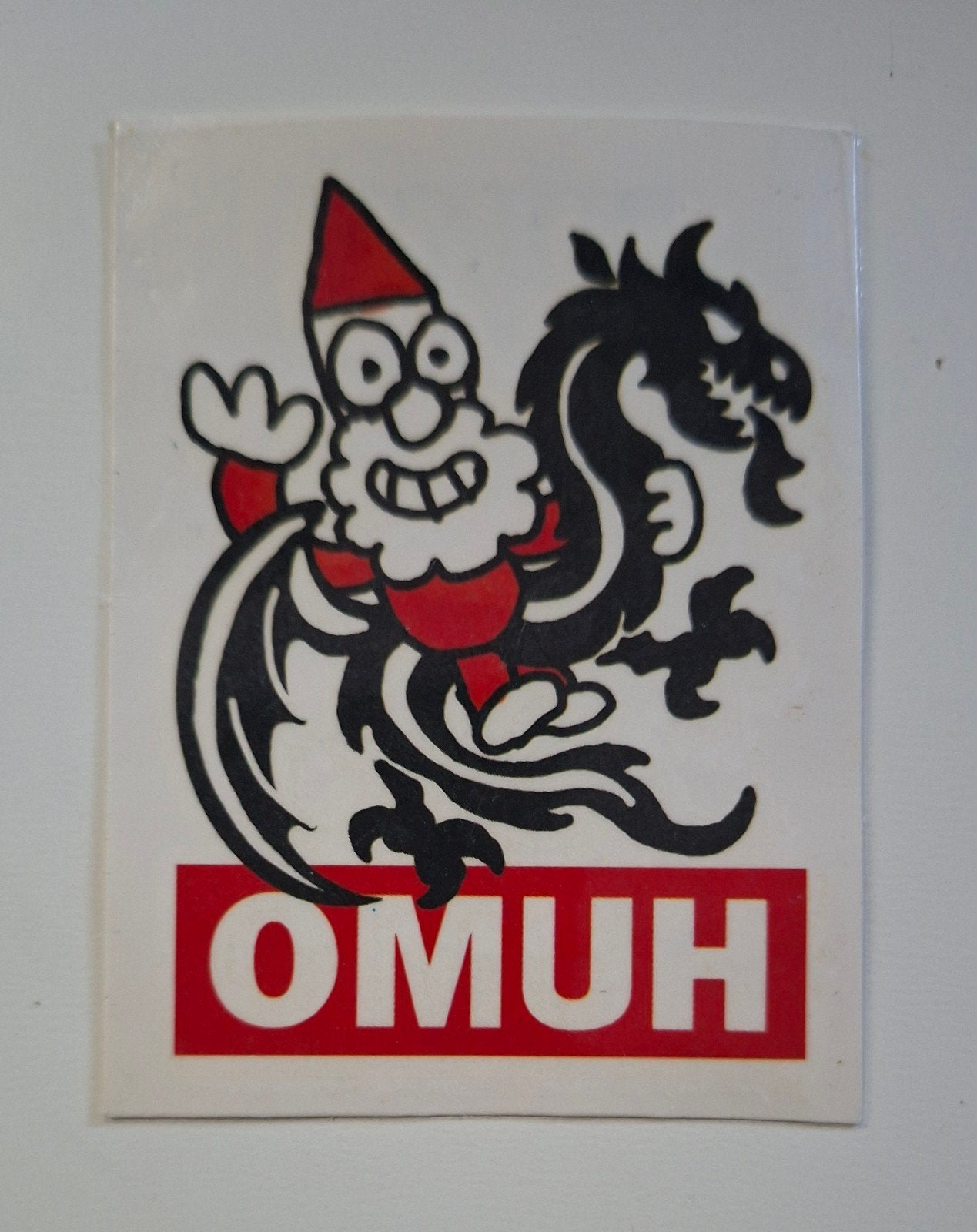 sticker HUMO Kabouter Wesley, Ophalen of Verzenden, Zo goed als nieuw, Strip of Tekenfilm