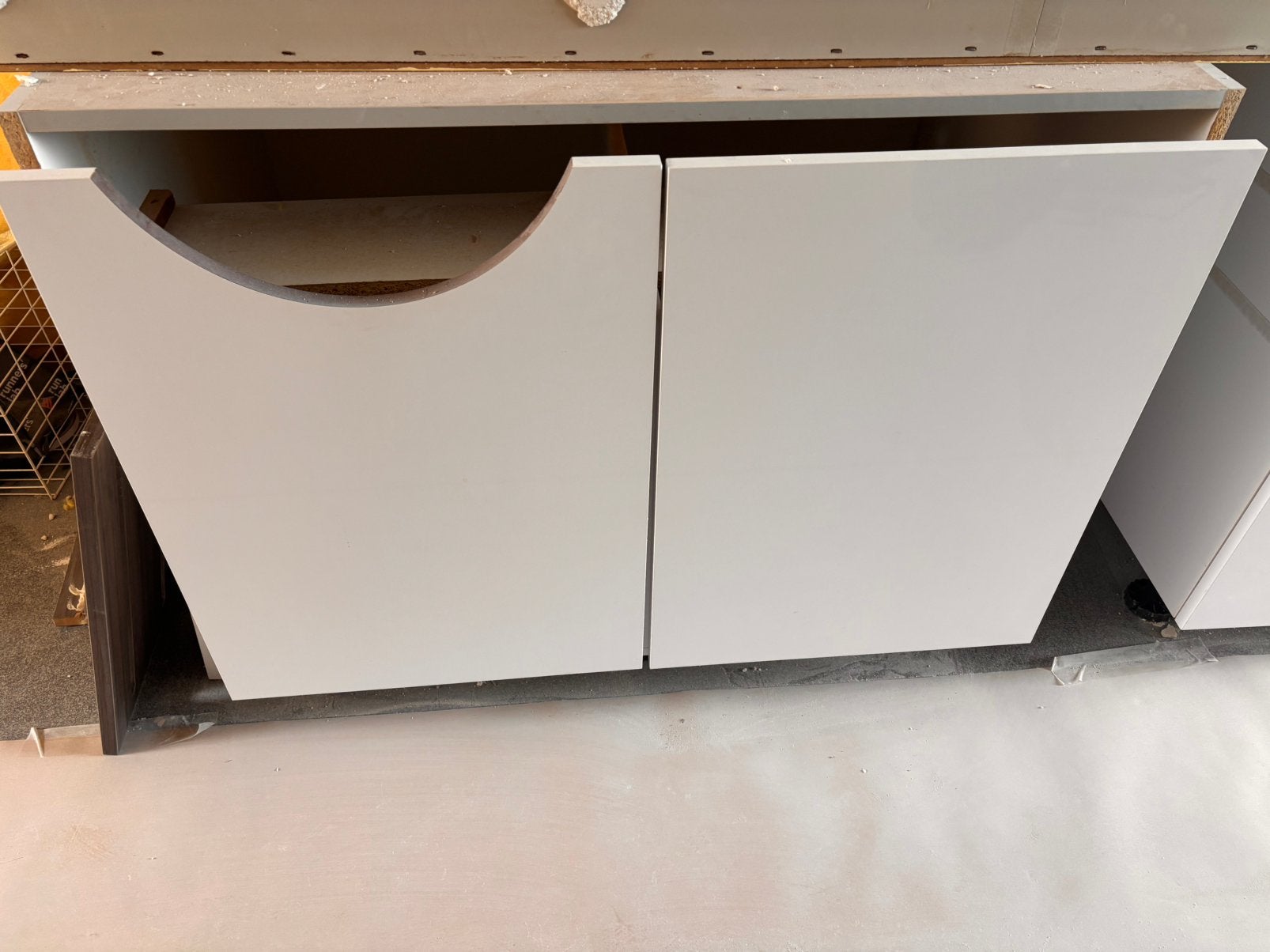 Inbouwspoeltafel te koop, Ophalen, Gebruikt
