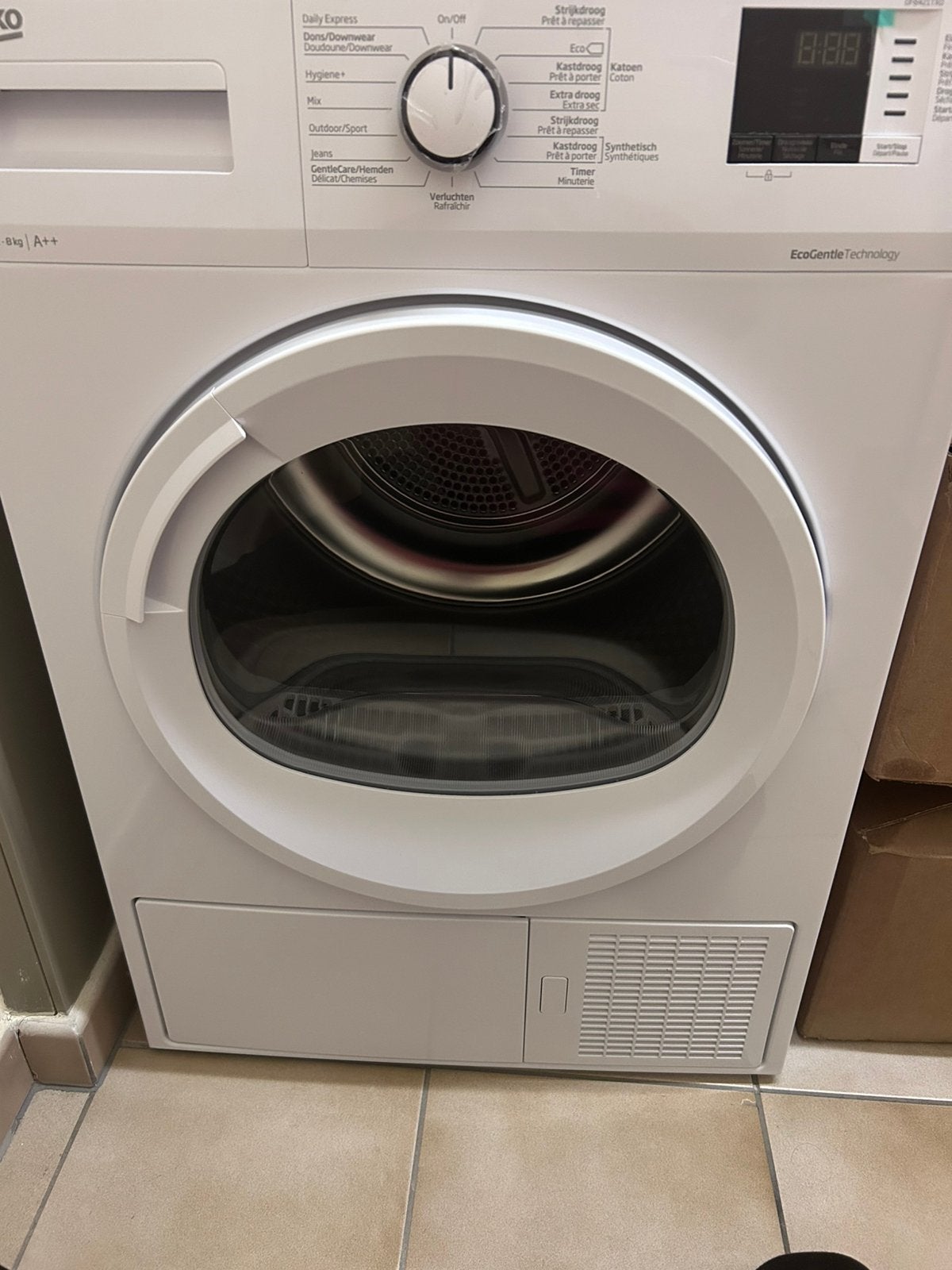 Beko droogkasten 8 kg, Ophalen, 8 tot 10 kg, Zo goed als nieuw, Energieklasse A of zuiniger