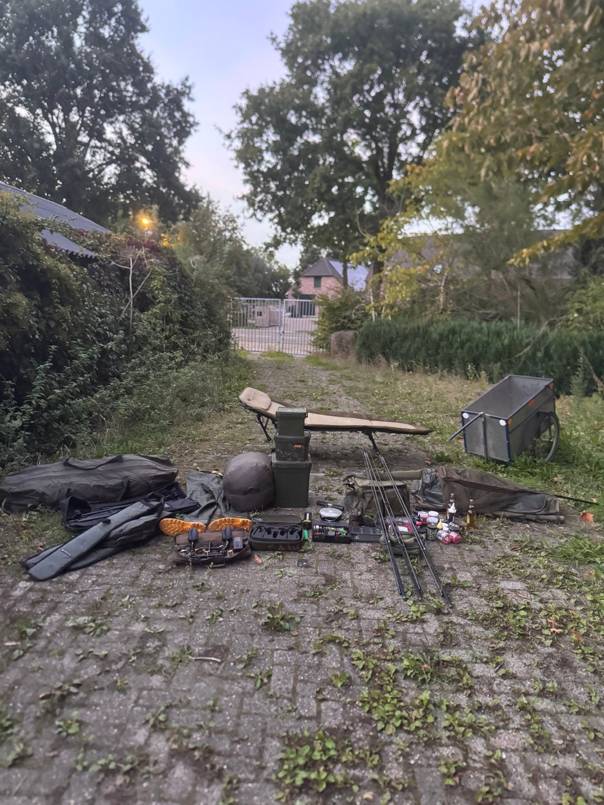 Prachtige karperset te koop, Ophalen, Zo goed als nieuw