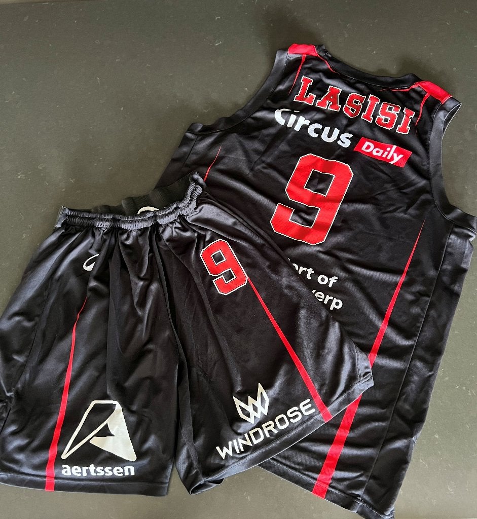Jersey + short - LASISI - XL, Sport en Fitness, Basketbal, Ophalen, Zo goed als nieuw, Kleding