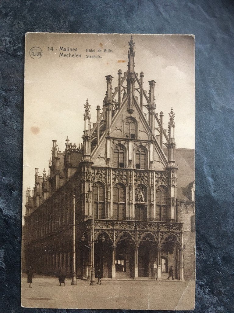 postkaart Mechelen stadhuis, Verzamelen, Ophalen of Verzenden, Antwerpen
