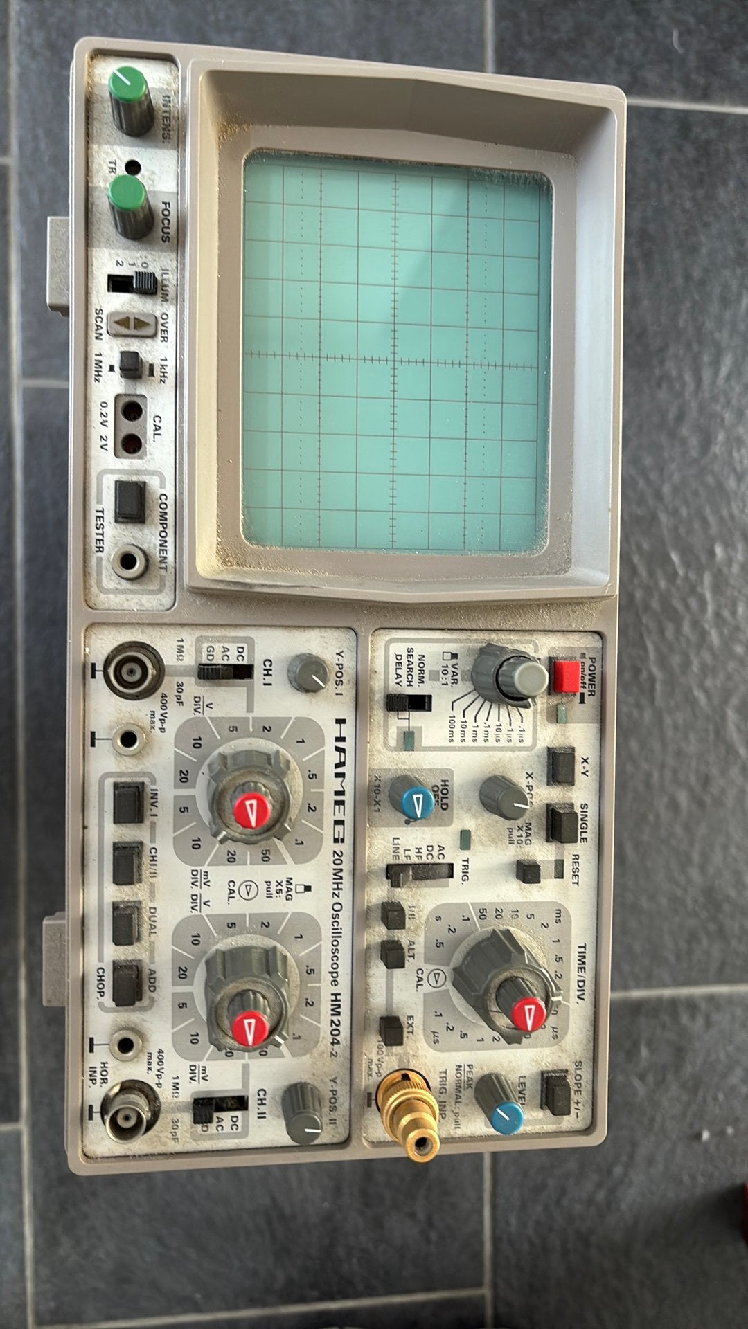 Oscilloscope HM 204 HAMEG, Telecommunicatie, Zenders en Ontvangers, Ophalen, Gebruikt