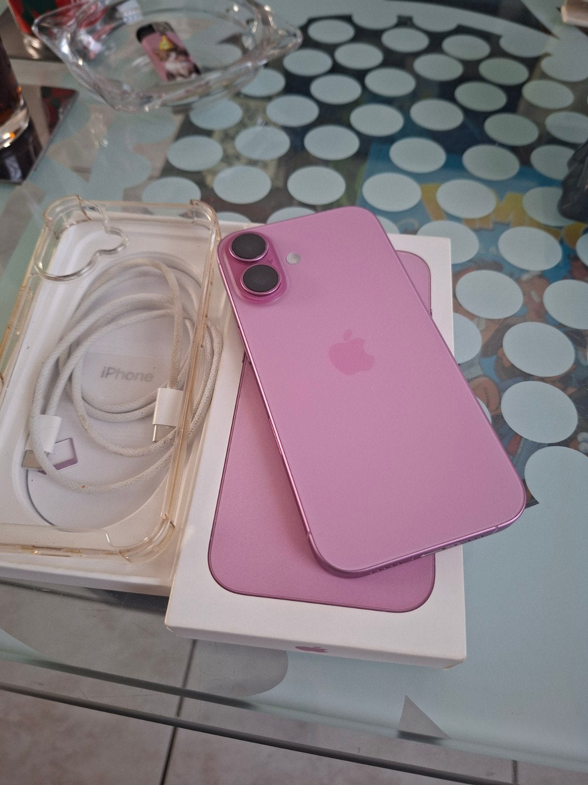 iPhone 16 rose, 92 %, 128 GB, Rose, IPhone 16