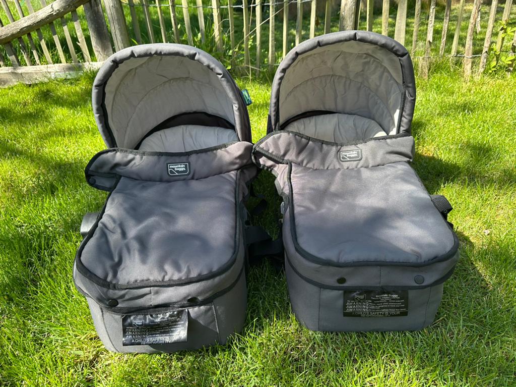 Mountain buggy 2 wiegjes met alle toebehoren, Ophalen, Gebruikt, Duomodel