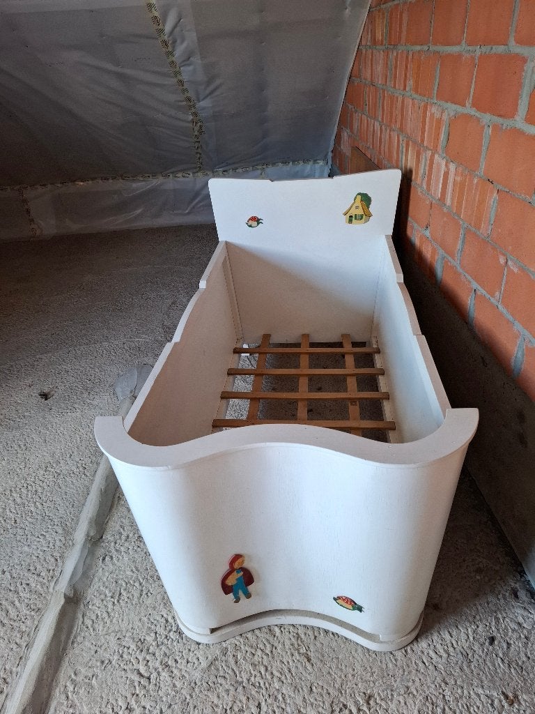 vintage kinderbed, Enlèvement