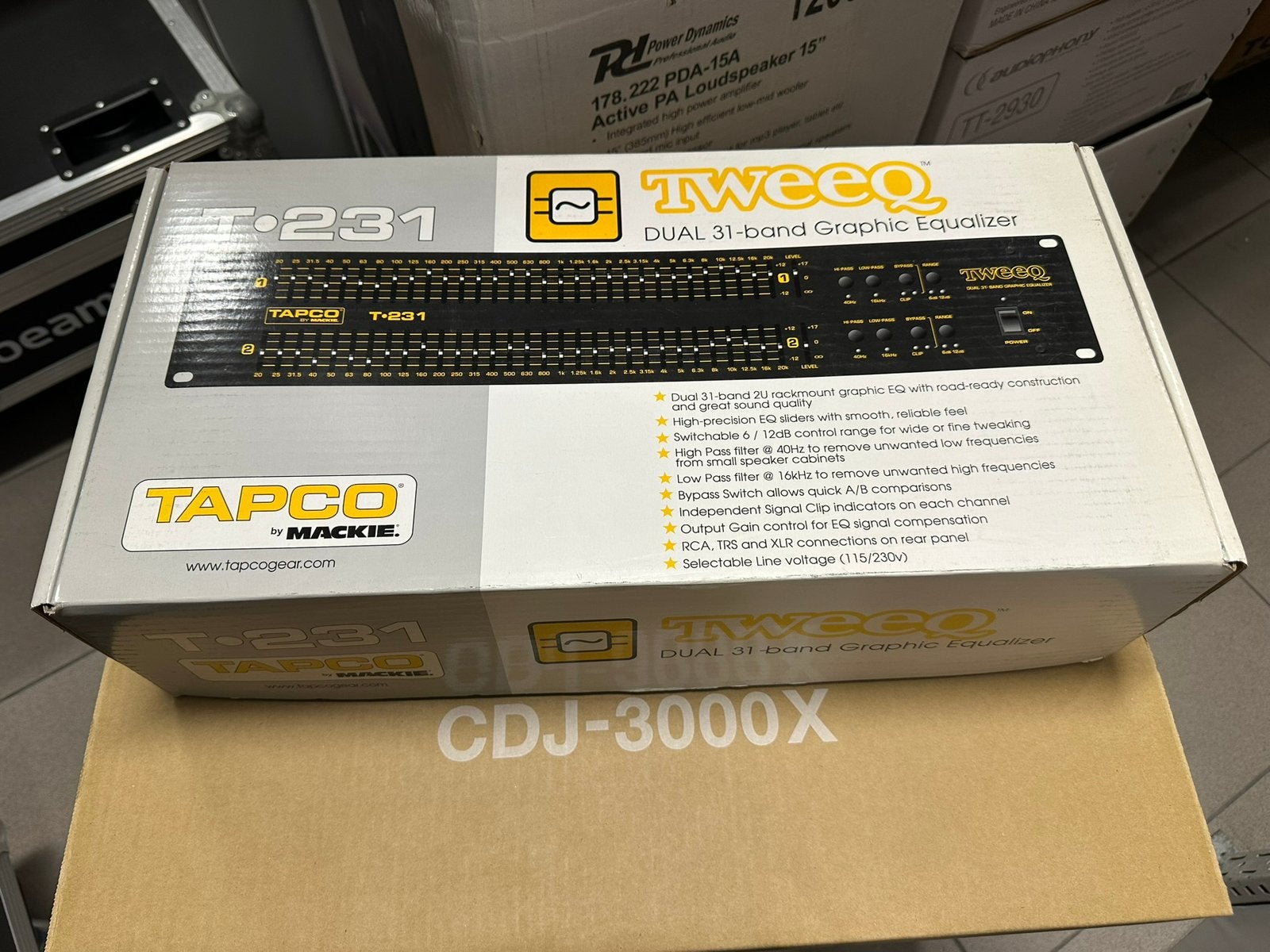 Tapco Tweeq 31 bands equalizer, Muziek en Instrumenten, Ophalen of Verzenden, Nieuw