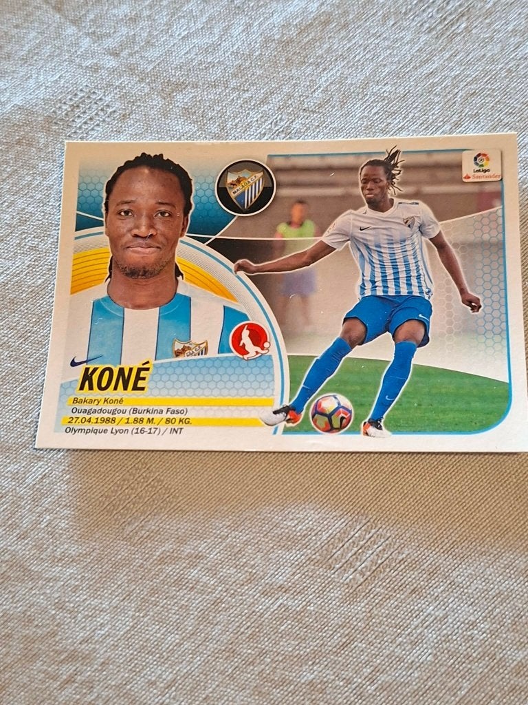 Panini/Sticker/Koné/Malaga CF/2016-2017, Verzamelen, Ophalen of Verzenden, Nieuw, Poster, Plaatje of Sticker