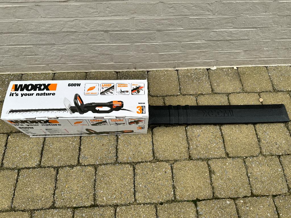 heggenschaar Worx 600 watt NIEUW, Ophalen of Verzenden, Nieuw, Elektrisch, Worx