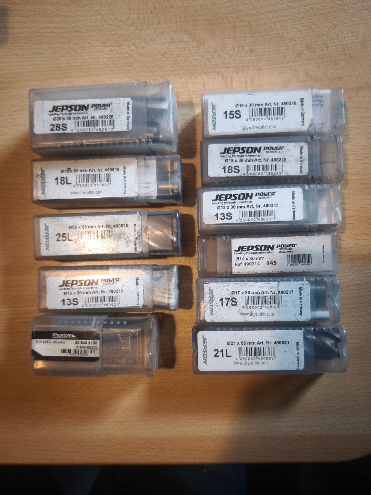 Kernboren, Ophalen, Gebruikt