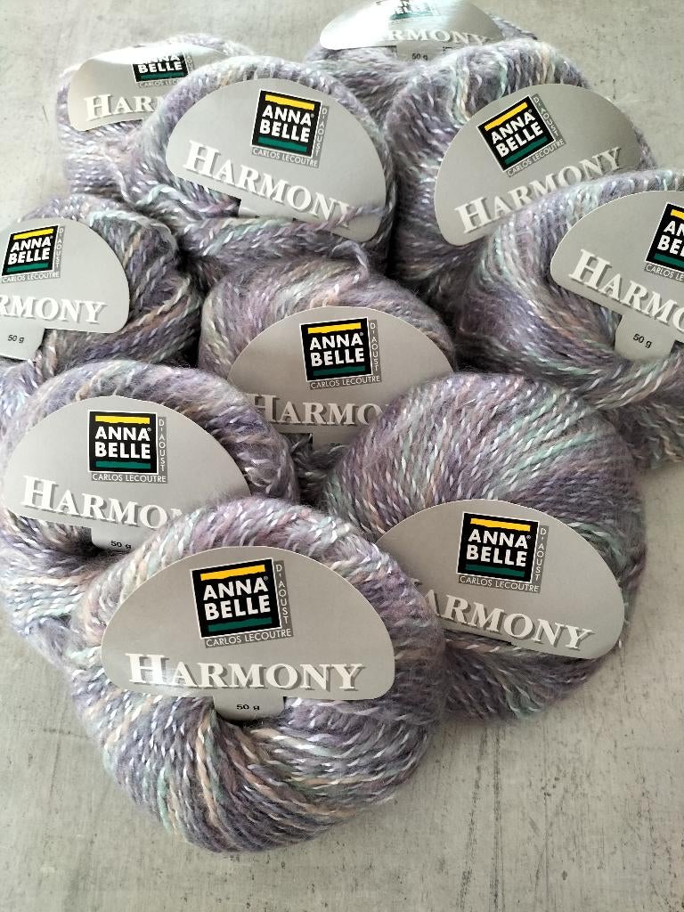 Pelote de laine Anna belle Harmony (10 pelotes) C3, Enlèvement ou Envoi