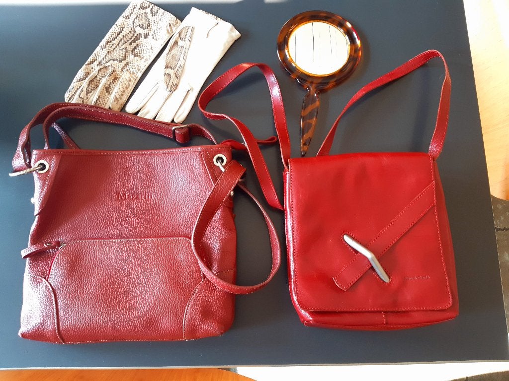 handtas MAZARIN leder handtas, Ophalen of Verzenden, Zo goed als nieuw, Handtas